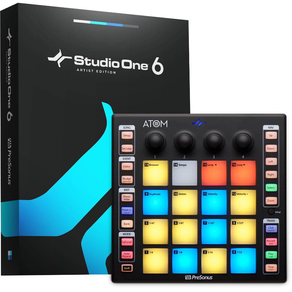 PreSonus ATOM Pad Controller with Studio One Artist Software