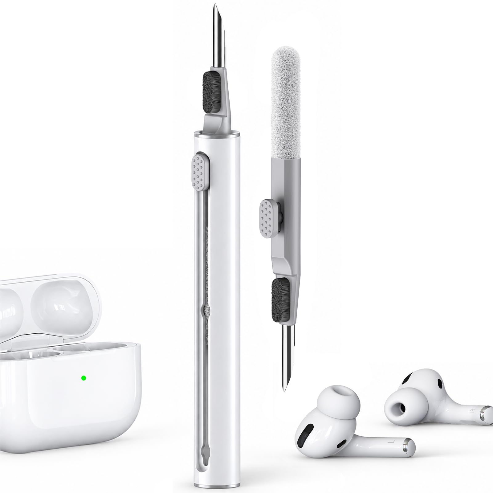 Inesore for AirPod Cleaning Kit, for Phone Earbuds Electronics (White) | Metal T