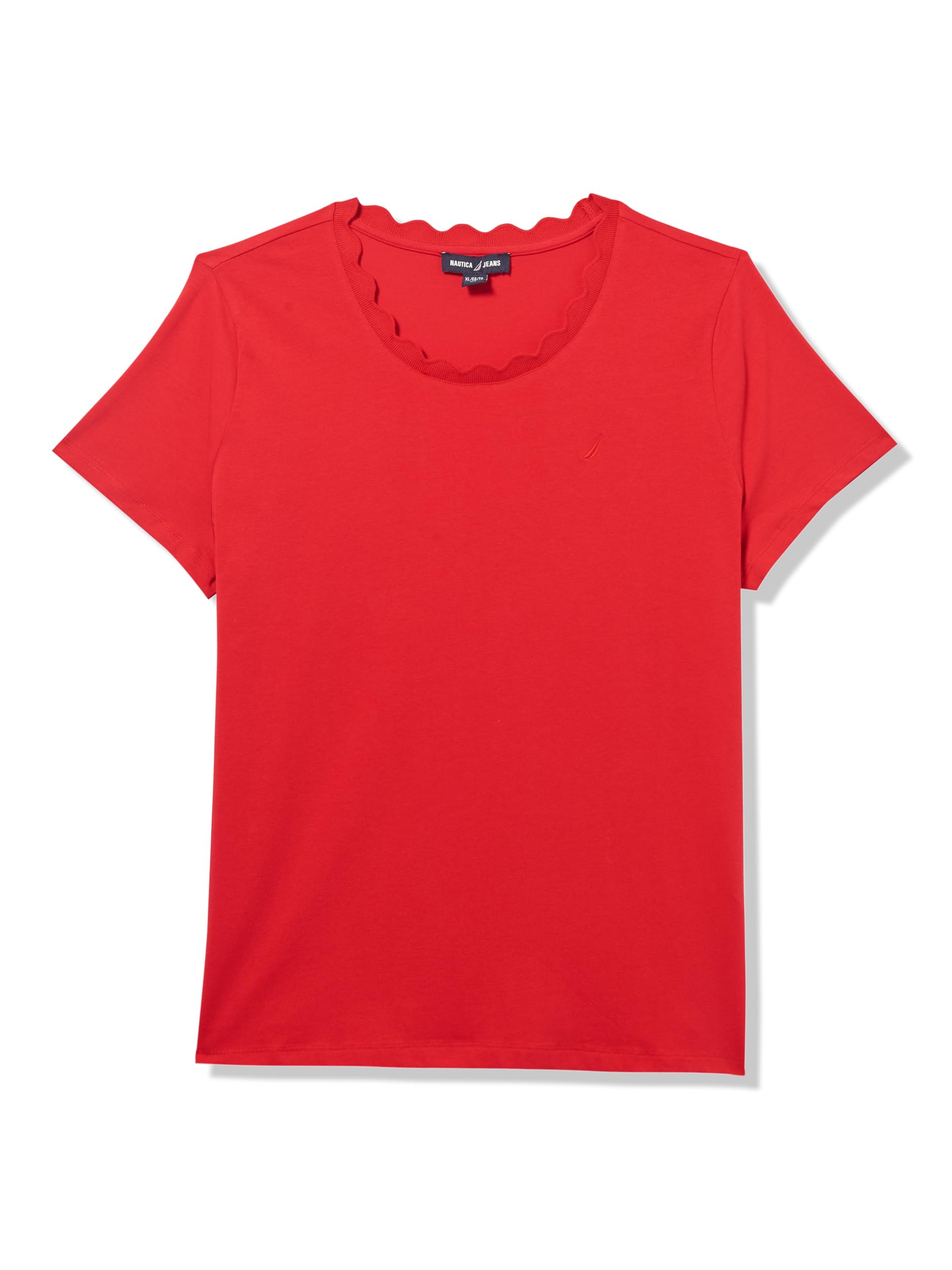 Nautica Women's Short Sleeve Crew Neckline T-Shirt