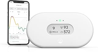 Airthings 2960 View Plus - Radon & Air Quality Monitor (PM, CO2, VOC, Humidity, Temp, Pressure)