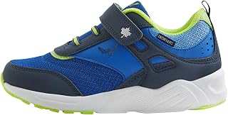 Daybreak Boys Girls Sneakers | Lightweight Breathable Mesh/Leather Athletic Running Kids Tennis Shoes | Hook and Loop Girls Boys Footwear