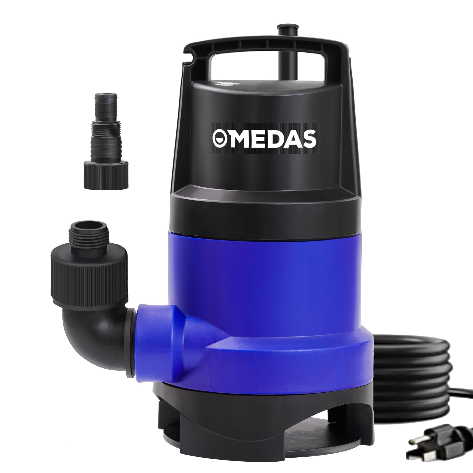 MEDAS 1HP 3434 GPH Sump Pump Submersible Clean/Dirty Water Pump Portable Utility