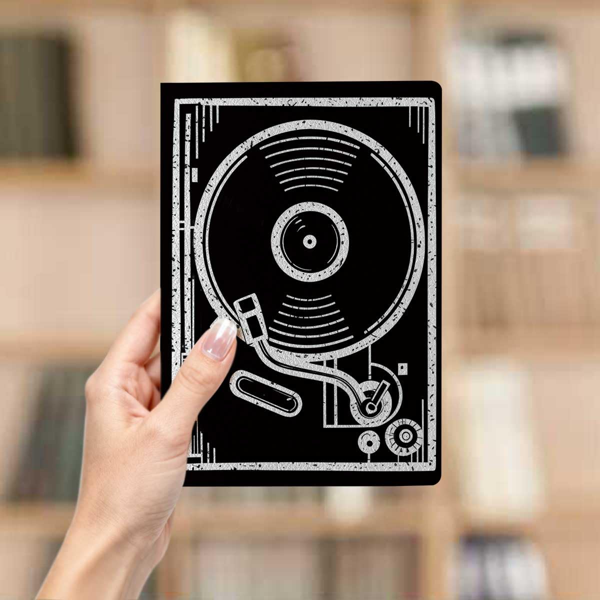 Retro Leather Notebook for Work Travel Black Writing Notebook A5 Hardcover Writi