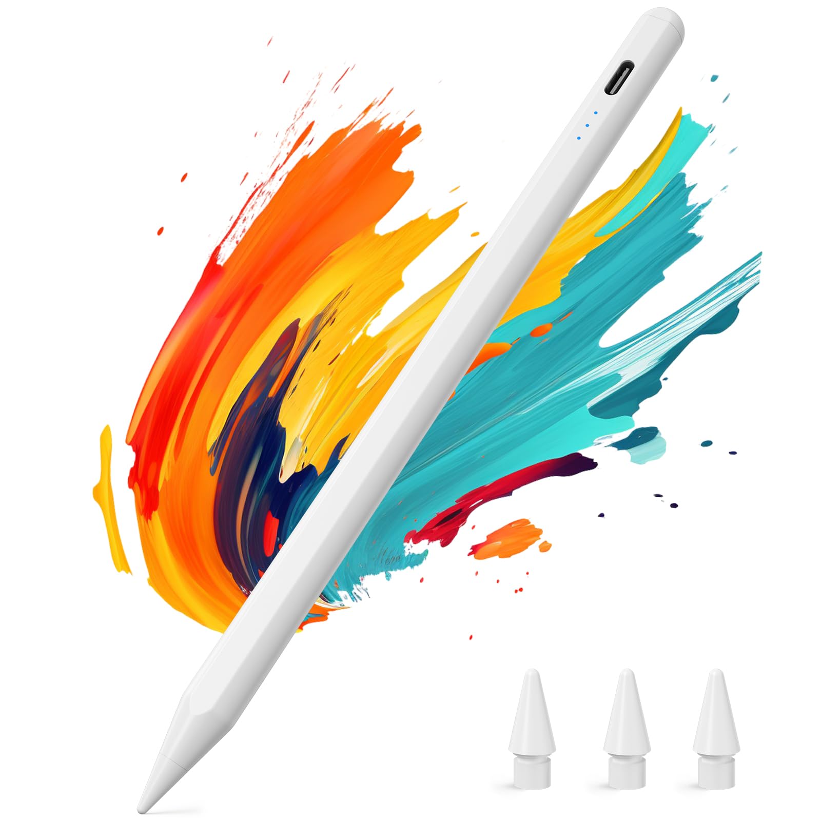 Kingone pencil for Apple iPad 2018-2026,2X Faster Charging & Palm Rejection & Ti
