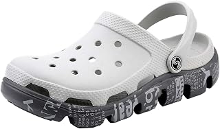 Ainiway Men's Clog Sandals, Slippers, Sabot Sandals, Crocband, Slip-On, Beach, Casual, Fashion Sandals, Amphibious, Lightweight, Breathable