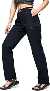 MIER Women's Quick Dry Hiking Pants with 6 Pockets, Lightweight