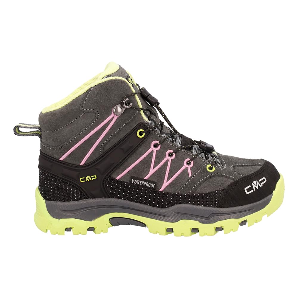 CMP Kids Rigel Mid Trekking Shoe WP, Unisex High-Top Shoes, Children and Boys