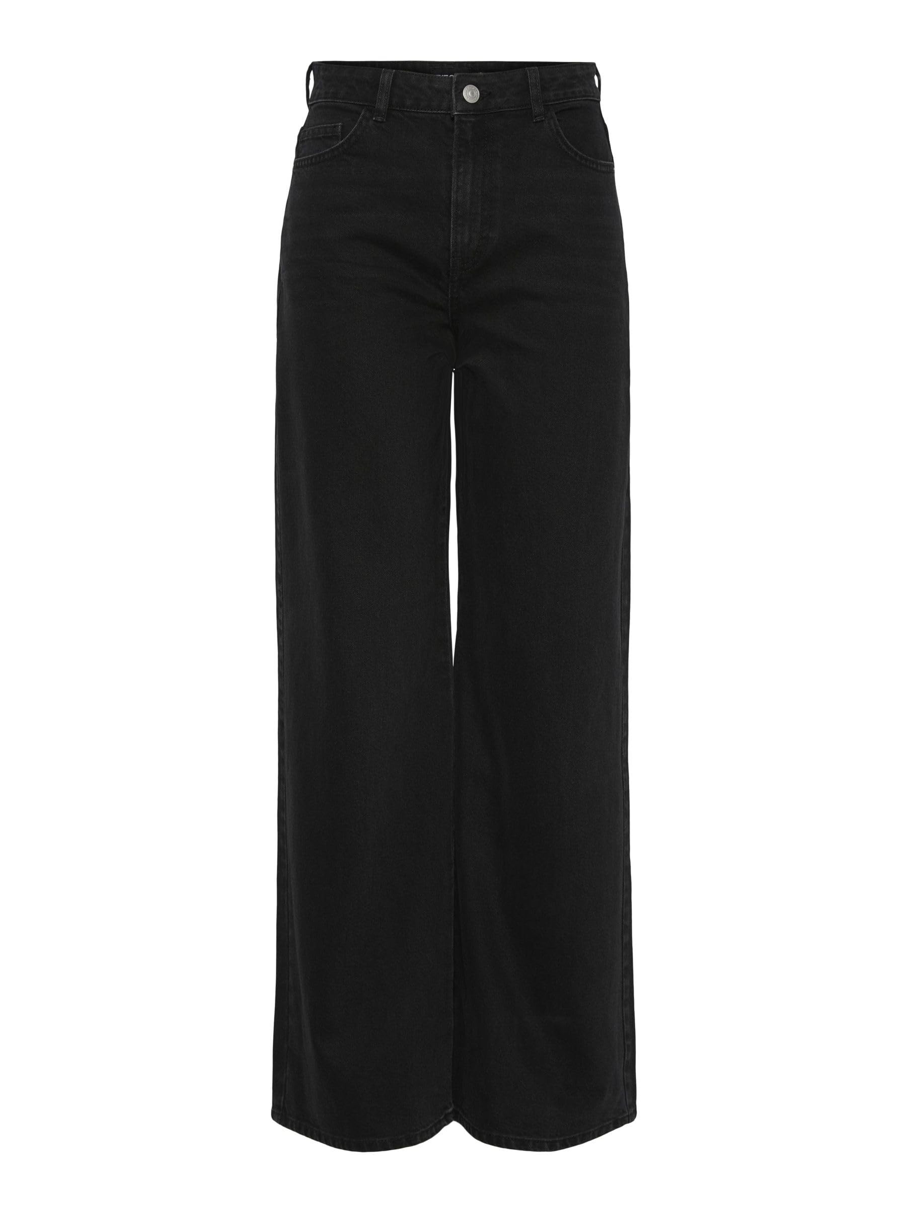 PIECES Female Wide Fit Jeans PCSELMA HW