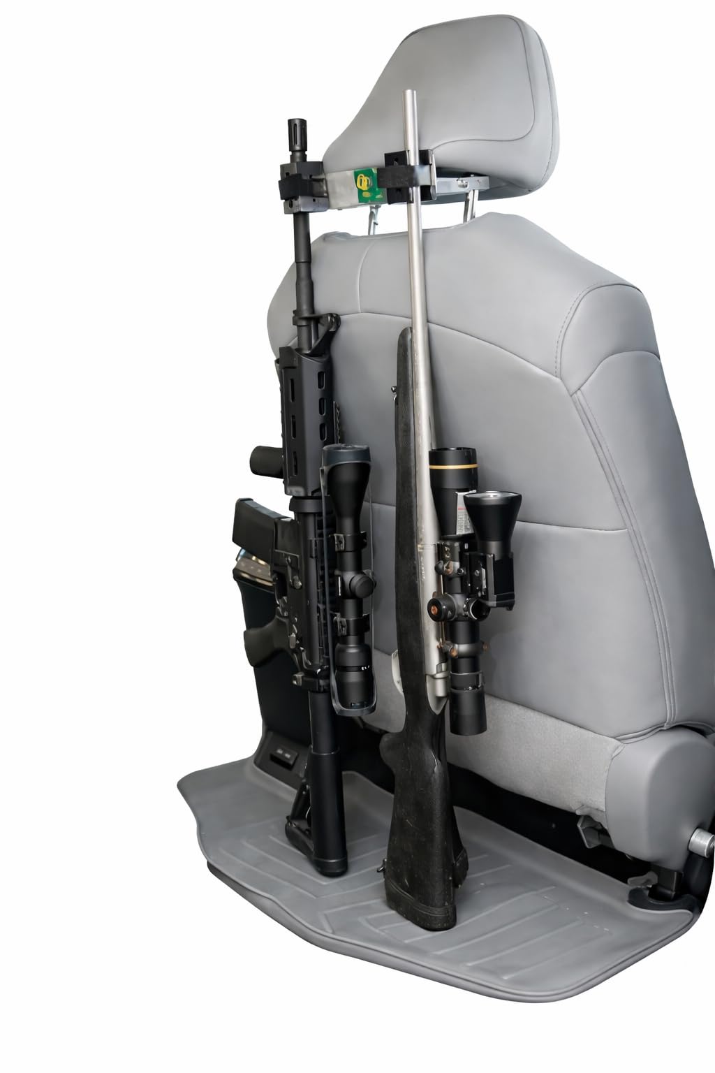 CoJo Universal Vehicle Gun Rack — Vertical Headrest Mount for Trucks, Cars &amp;