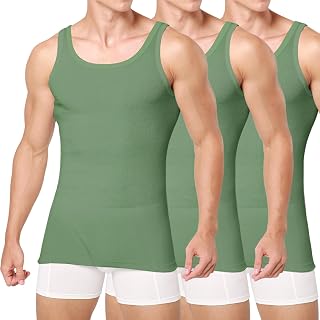 Smart Sir Men's Classic Undershirts, Pack of 3/5, 100% Cotton