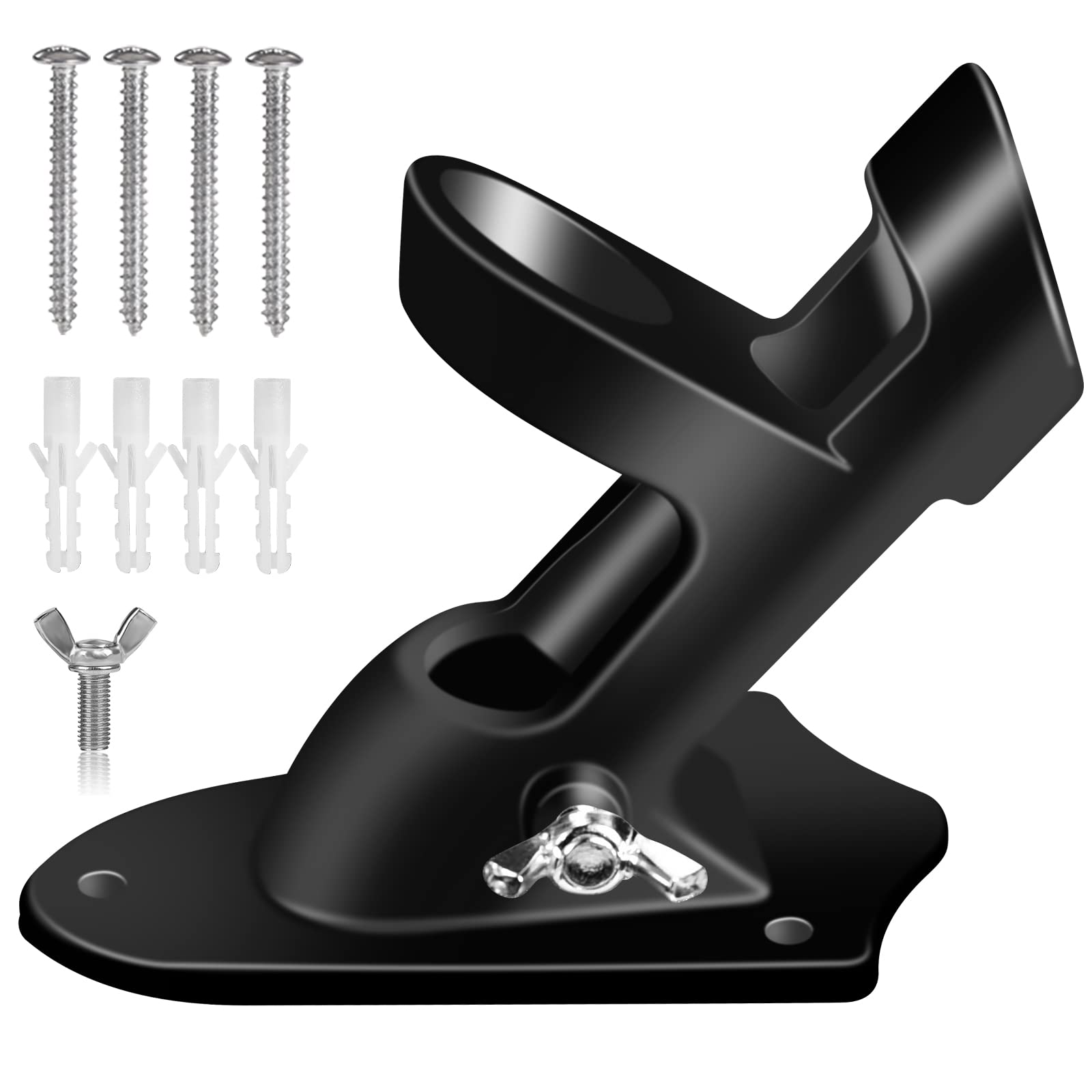 Flag Pole Holder Brackets, BONWIN 1" Flag Pole Mounting Bracket with Hardwares f