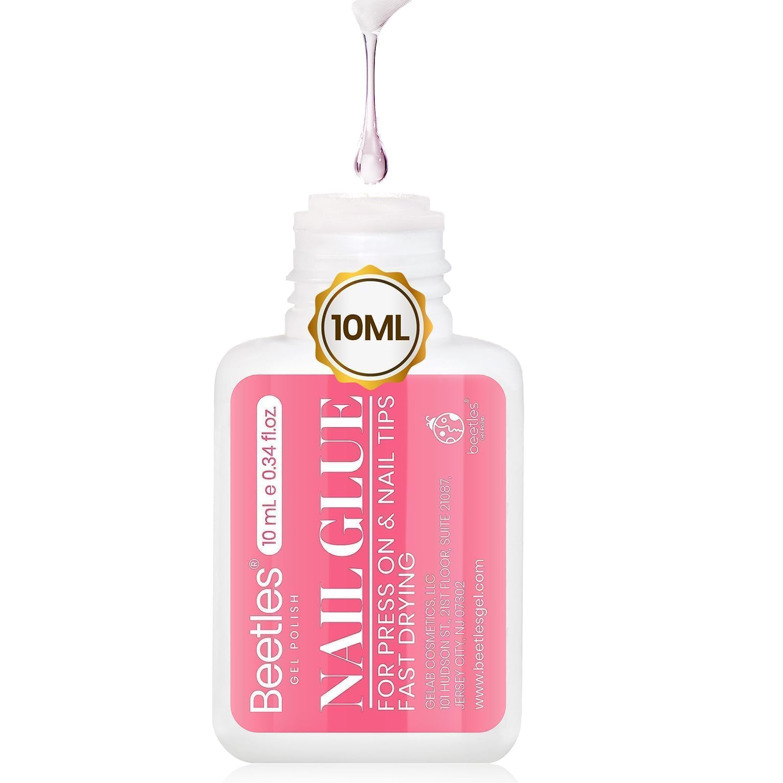 Beetles 10ML Super Strong Nail Glue for Press Ons, Nail Tips, Acrylic Nails | No