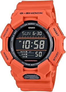 Casio G-Shock Red Orange Digital 10 Year Battery Watch GD-010-4
