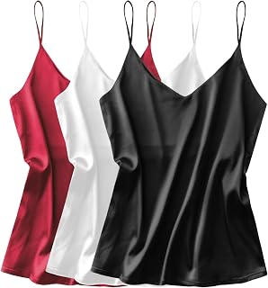 Ekouaer Niedlich, Ärmellos, Sexy, V-Ausschnitt Women's Nightgown