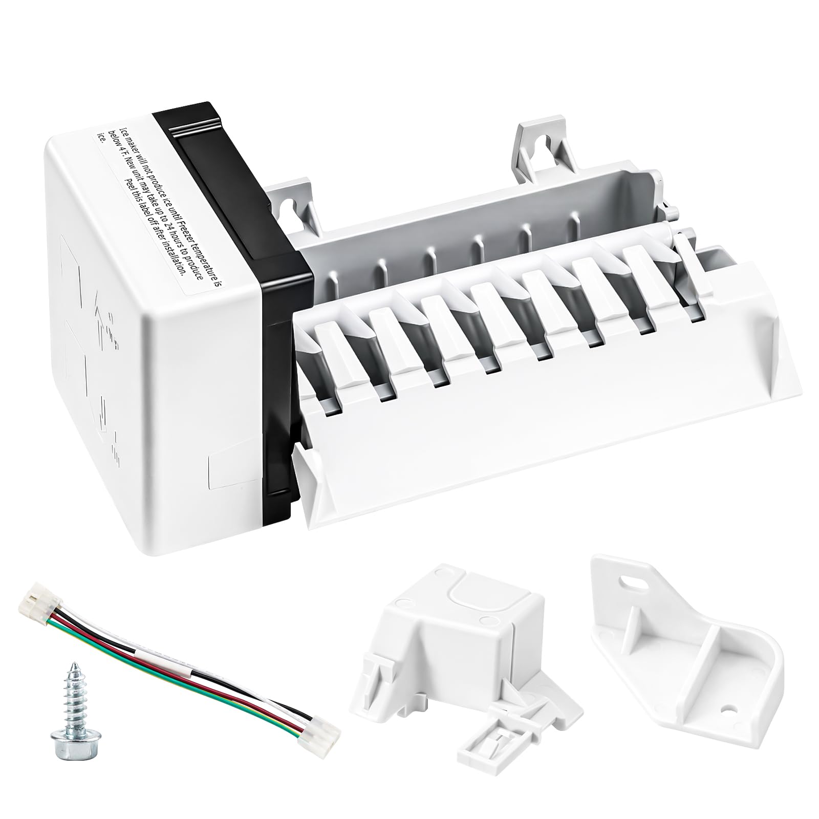 Nurfosttek 2198597 Ice Maker, 185W 115V 60Hz, Fit for Whirlpool, Maytag | High E