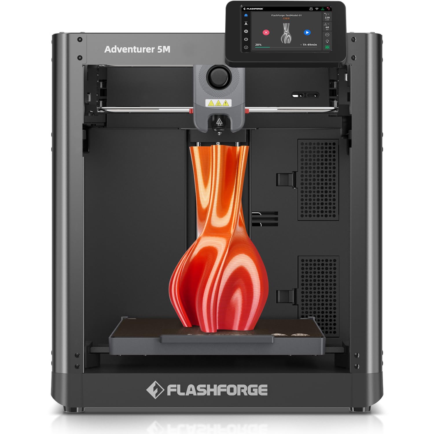 FLASHFORGE AD5M 3D Printer Fully Auto Calibration Print with 1-Click Max 600mm/s