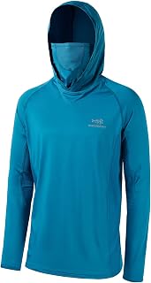 Bassdash UPF 50+ Men's Long Sleeve Fishing Shirt with UV Mask