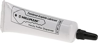Hillman 703185 Graphite Tube 3G, White Key Lock Lubricant | Dry graphite powder, Precision dispenser tip fits key slots for easy use on car, home, trunk, and padlock cylinders