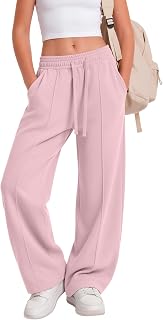 Girls Wide Leg Elastic Waist Sweatpants