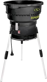 Sun Joe SDJ616 Electric Leaf Mulcher/Shredder 13-Amp 16:1 Reduction Ratio, 8,000-RPM, Mulch up to 55-Gallons per Minute, Adjustable Control Dial, Green