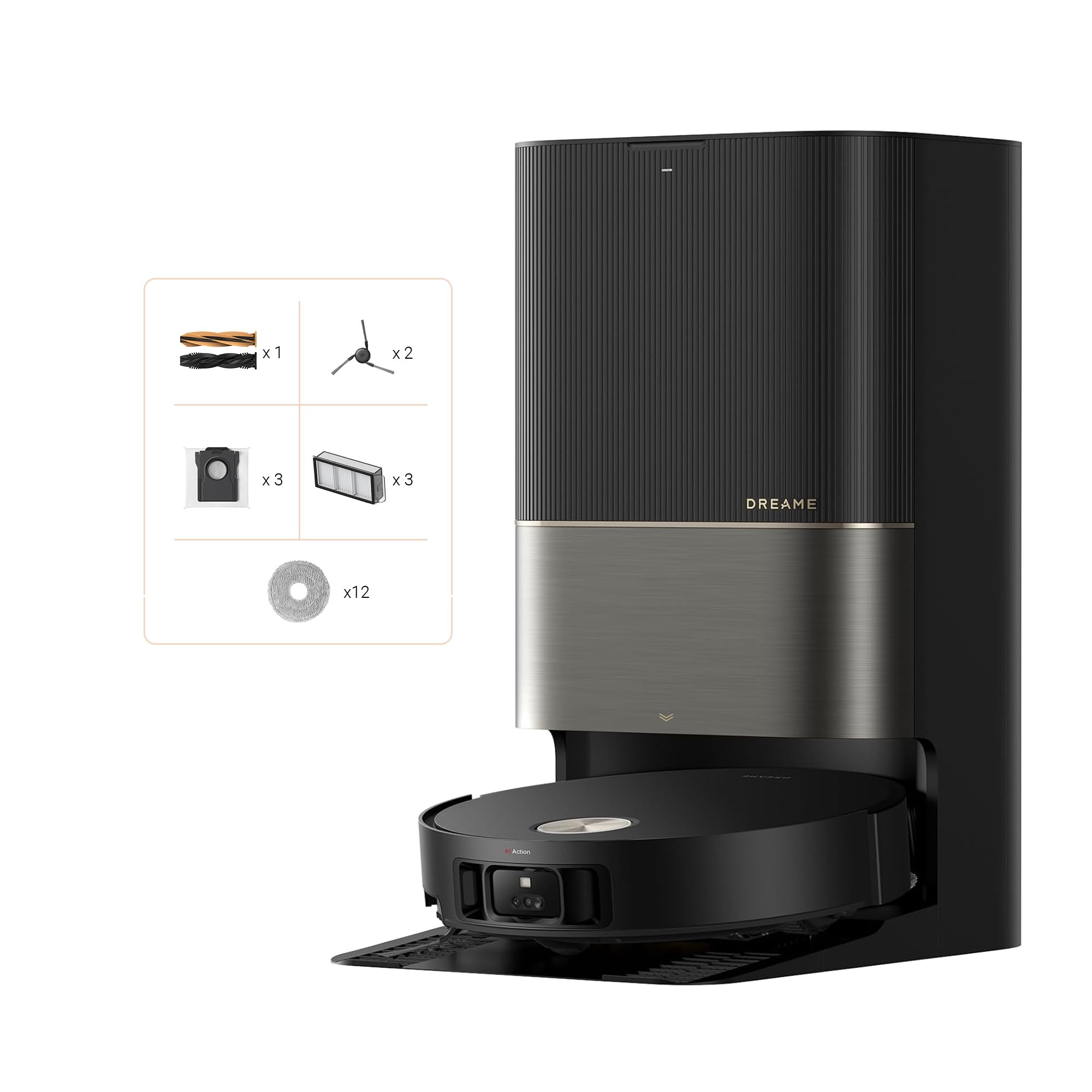 dreame X50 Ultra Complete Robot Vacuum Cleaner with Station, 20,000 Pa