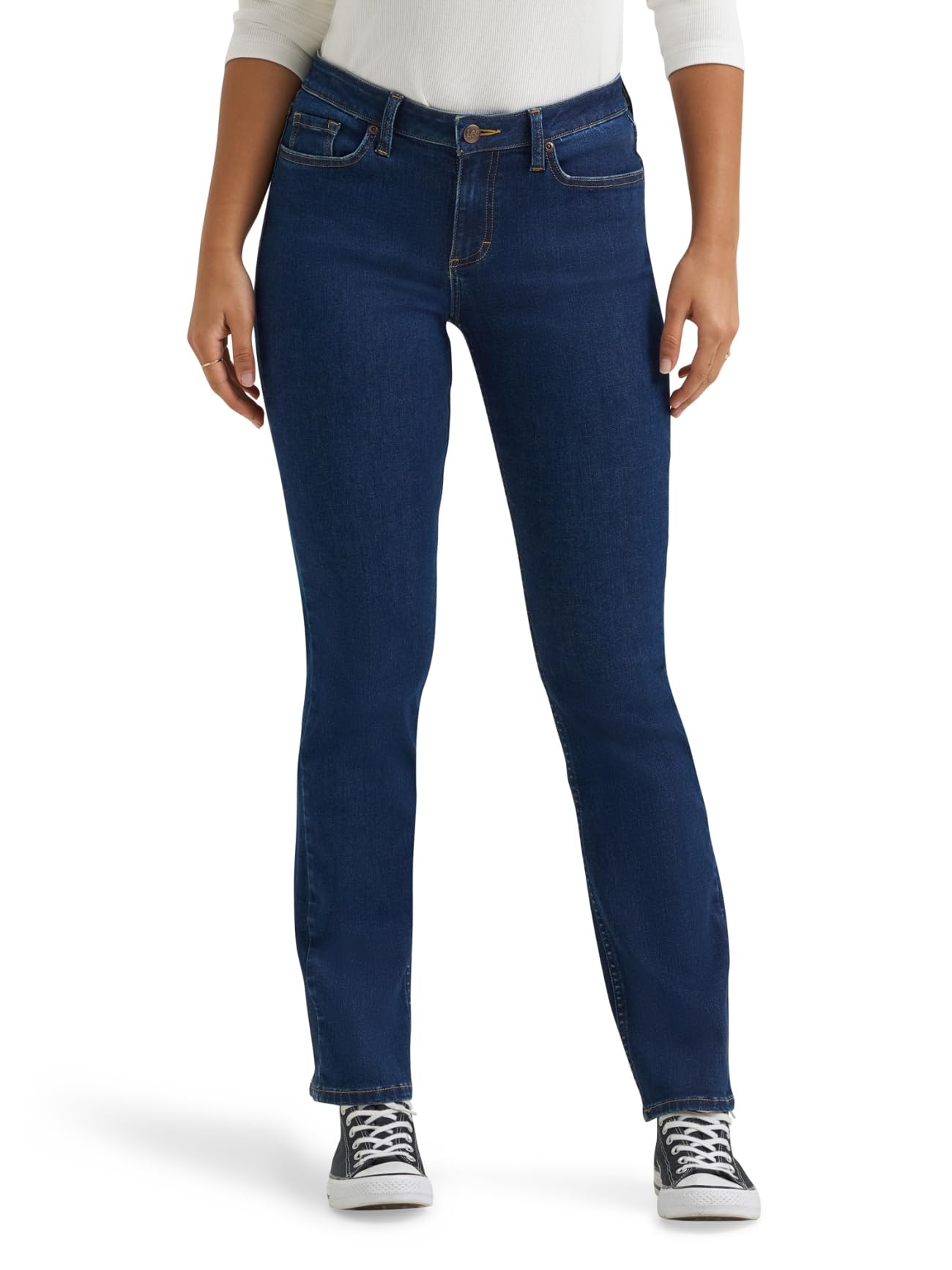 Lee Womens Regular Fit Straight Leg Jeans