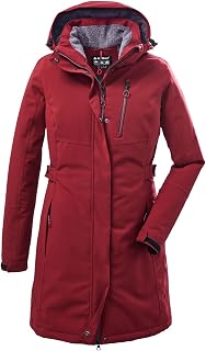 Killtec KOW 165 WMN PRK Women's Functional Parka with Zip-Off Hood, Waterproof, Windproof, Breathable