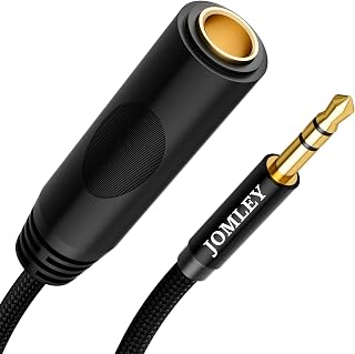1/4 to 3.5mm Adapter, 1/4 inch Female to 3.5mm Mini Jack Cable, 30cm