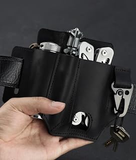 Multi-purpose Belt Organizer for Men, Belt Holder, Torch Holder, Key Clip