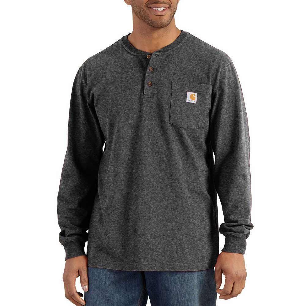 Carhartt K128 Men's Long Sleeve Henley T-Shirt