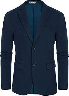 PJ PAUL JONES Men's Casual Knit Sport Coat Lightweight Blazer Jacket