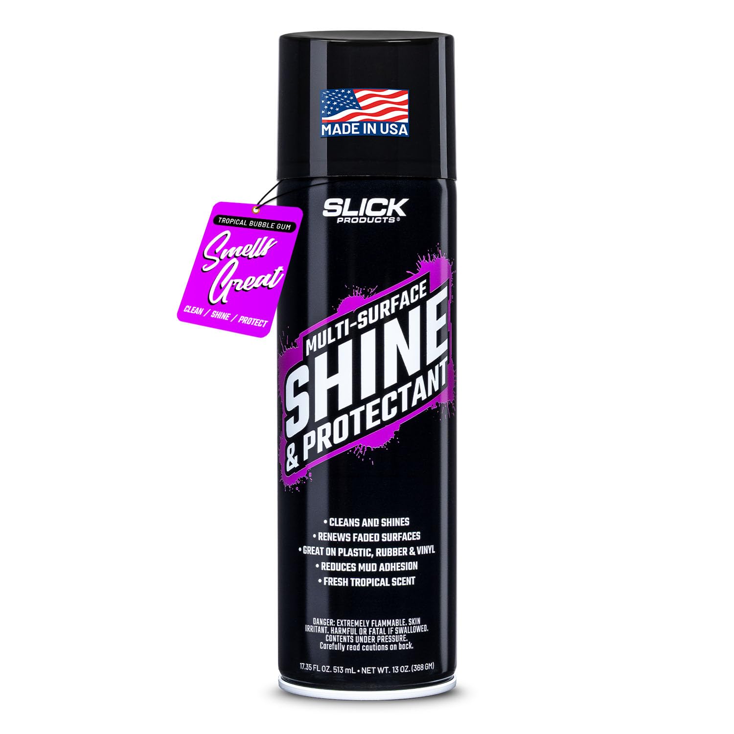 Slick Products Shine & Protectant High Gloss Coating Spray | Shines, cleans, pro