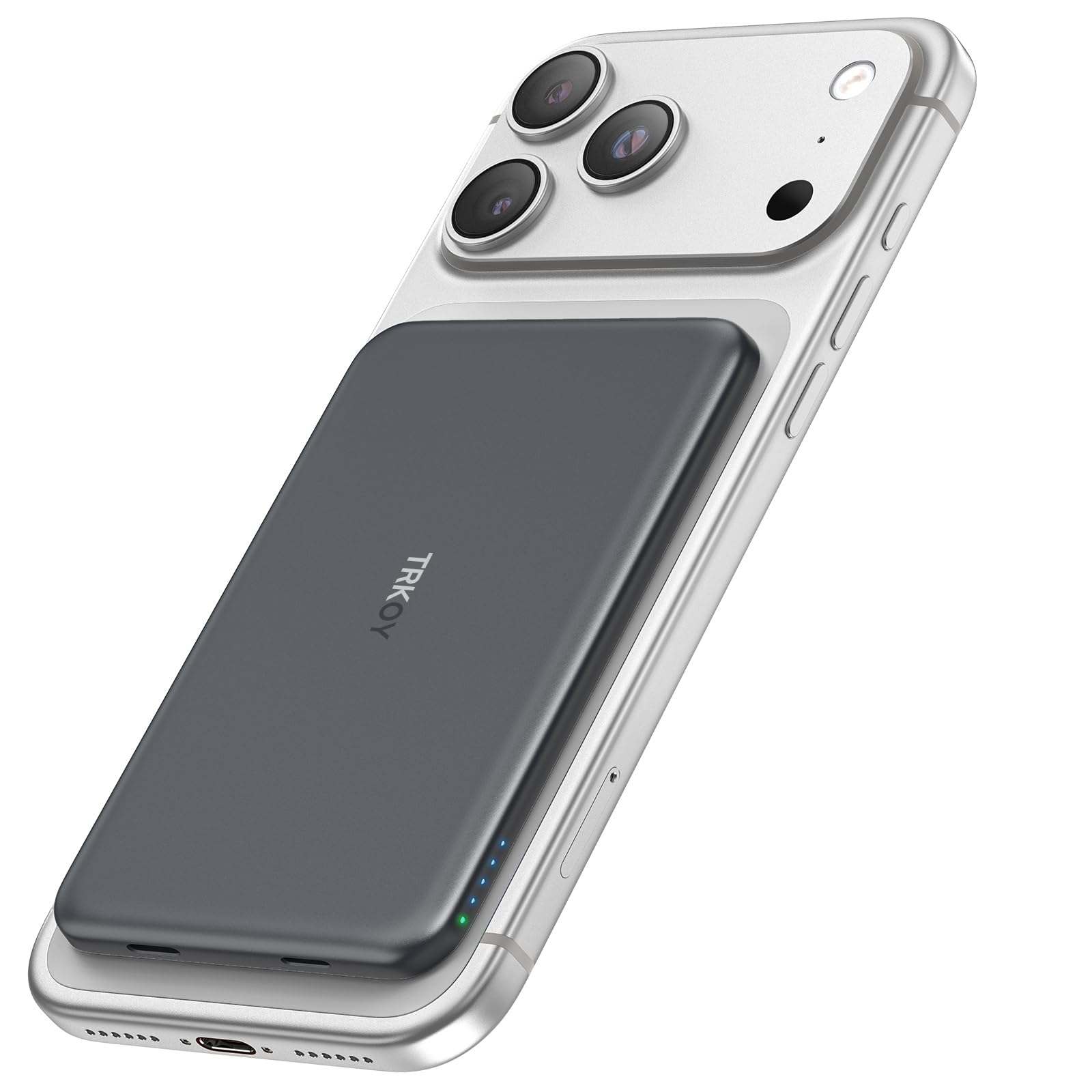 for Magsafe Power Bank,5000mAh Slim Wireless Portable Charger for iPhone 18 | Ma
