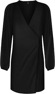 Only Onlalma Life Poly L/S Gina Dress Solid Vestito Donna (Pacco da 1)