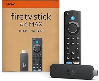 Amazon Fire TV Stick 4K Max (Newest gen), supports Wi-Fi 6E, Ambient Experience, find TV programmes faster with Alexa+