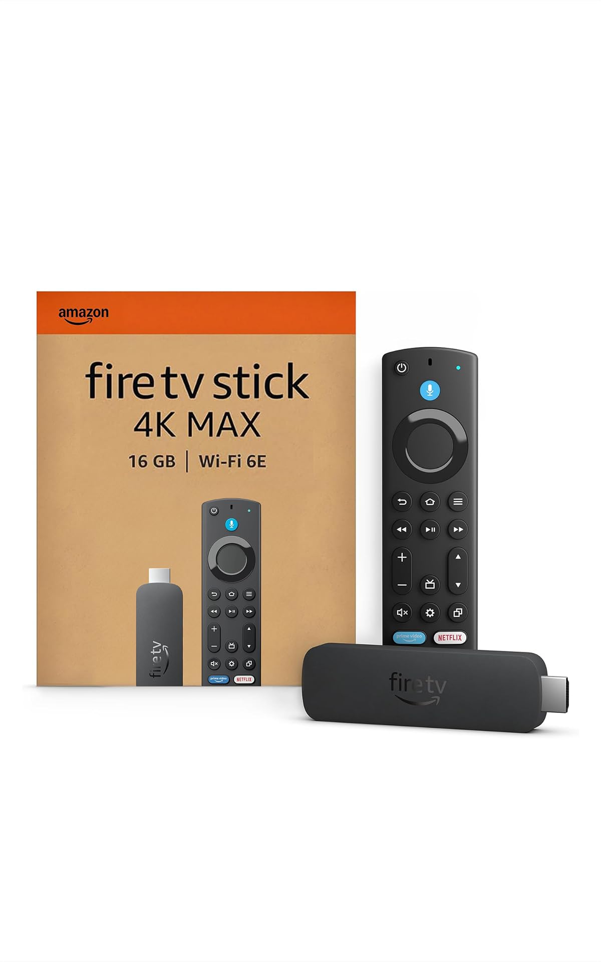 Amazon Fire TV Stick 4K Max (Newest gen), supports Wi-Fi 6E, Ambient Experience,