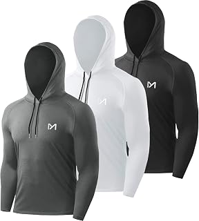 MEETYOO Tee-Shirt Manches Longues Homme Running Fitness Sport Gym Baselayer Training