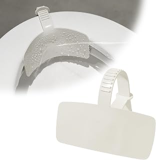Toilet Pee Splash Guard, Urine Deflector with Built-in O-Ring | Prevents Urine Leaks &amp; Splashes, Built-in O-Ring Keeps the Shield Secure for Toddlers &amp; Adults