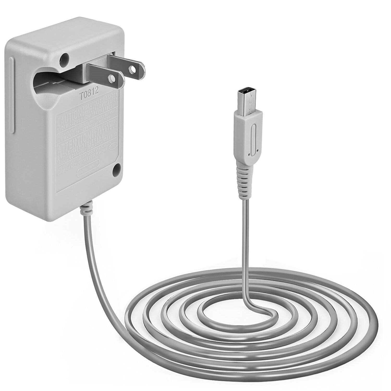TNP DS Charger for Nintendo 3DS, 2DS and DSi XL, 4 ft AC Adapter, US Plug | Repl