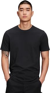 GAP Men's V-Everyday Soft Crew Stripe T-Shirt