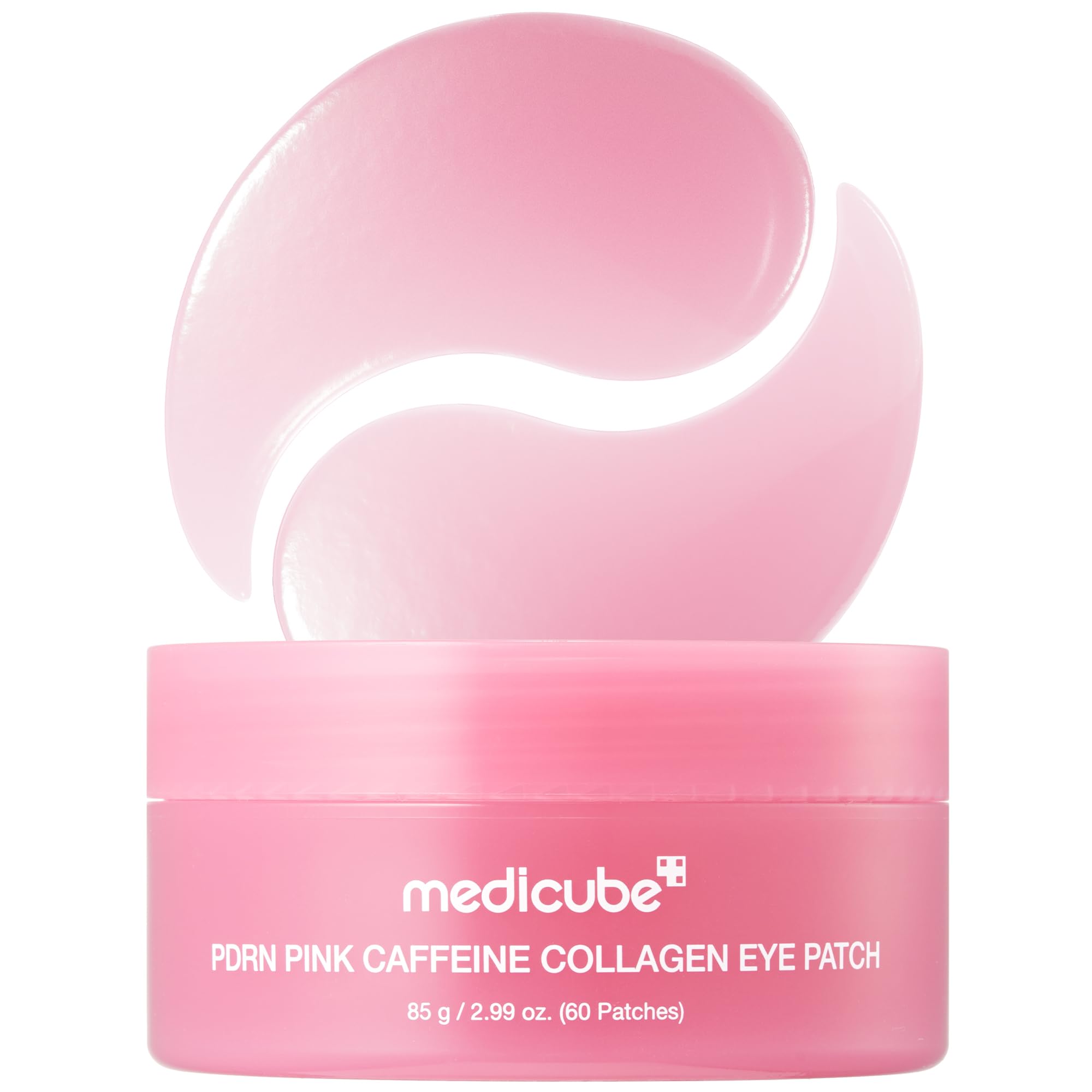 medicube Hydrogel Eye Patches with PDRN, Caffeine & Collagen (60 Counts) | PDRN 