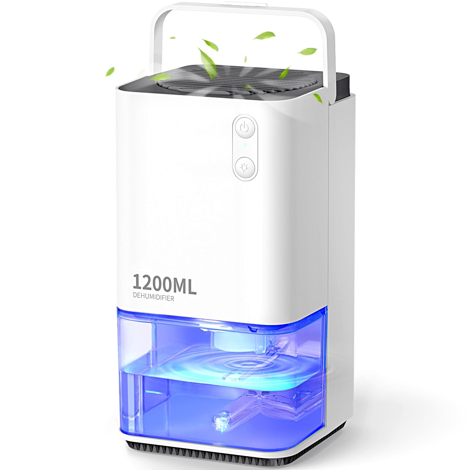 EasyAcc® 1200ml Electric Dehumidifier with Ultra Quiet & Auto Shut off 7 Colorfu