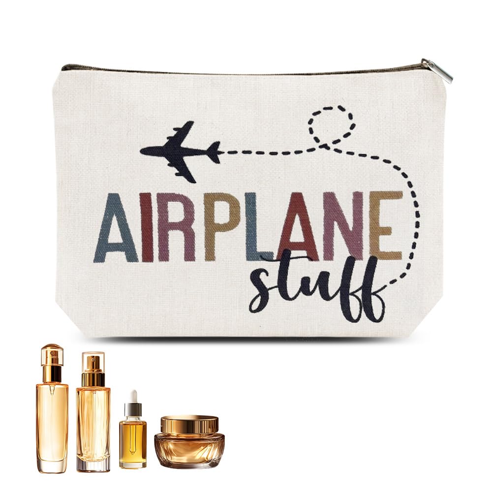 Airplane Organizer Bag for Women Men Travel Cosmetic Bag Zipper Bag for Travel L