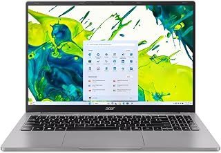Acer Aspire Lite 15 - Intel Celeron N4500 & 15.6" Full HD IPS | 8GB DDR4 | 128GB PCIe SSD | Wi-Fi 6 | FHD Webcam | Microsoft 365 Personal 1-Year Subscription | AL15-35P-C6ZE