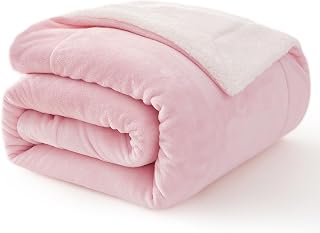 AIFY Blanket Single, 2-Layer, For Summer, Air Conditioning Protection, Microfiber, Flannel, All Seasons, Lightweight, Large, Stylish, Thick, Boa Style, Throw Blanket, Nordic, Washable, 55.1 x 78.7