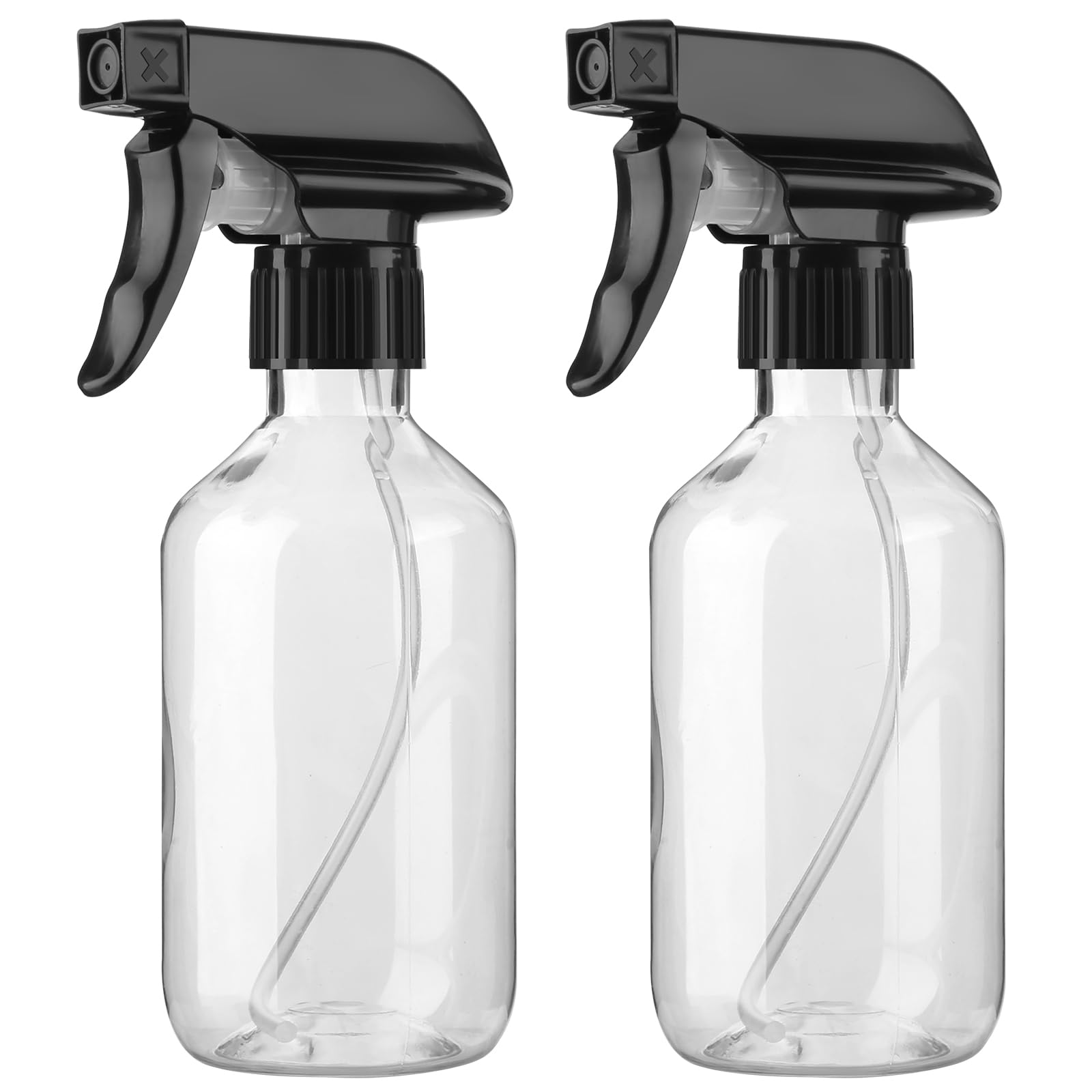 Arkeiliy 2-Pack Leakproof Spray Bottles (300ml/10oz) - Adjustable Nozzle for Fin