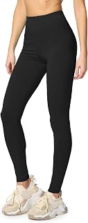 Merry Style Legging Femme Confortables et Extensibles Legging Sport Femme Coton Naturel Respirant Parfait pour Yoga Pilates Fitness Tenue de Sport MS10-198