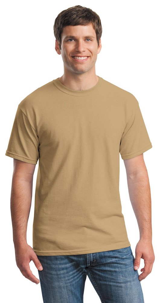 Gildan Mens Heavy Neck Comfort Jersey T-Shirt