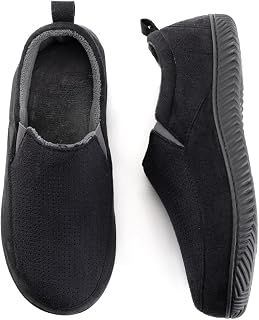 RockDove Men's Breathable Mesh Slipper with Nonslip Sole