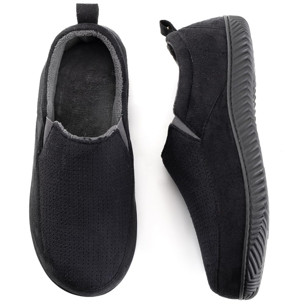 RockDove Men's Breathable Mesh Slipper with Nonslip Sole